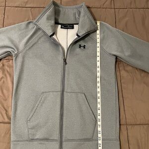 Under Armour Light Gray Zip-Up Jacket